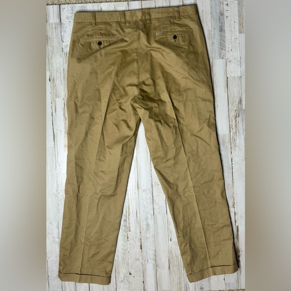 Orvis Golf Dress Pants Men's 40x32 Tan Cotton Comfort - Picture 9 of 11